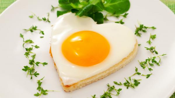 Heart Shaped Eggs