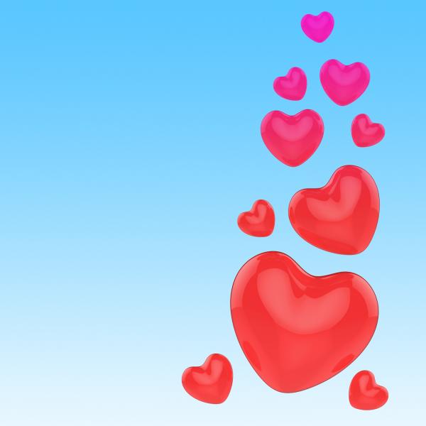 Hearts On Sky Meaning Romance And Love