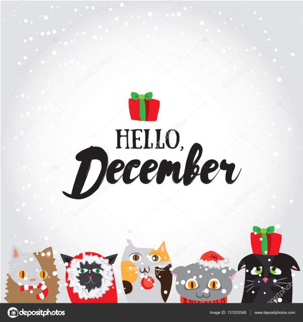 Hello December Calligraphy