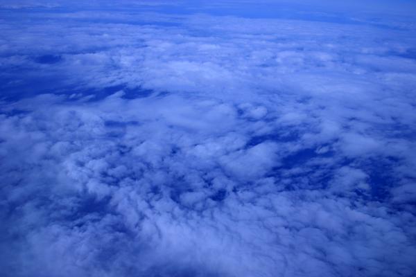 High altitude cloud view