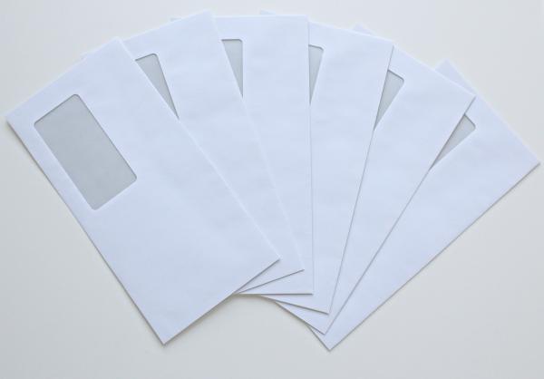 High Angle View of Paper Against White Background