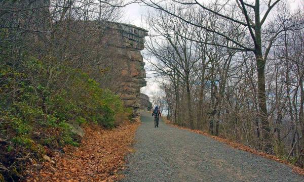 Hiker at Sam's Point
