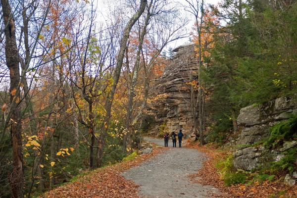 Hiking at Minnewaska State Park