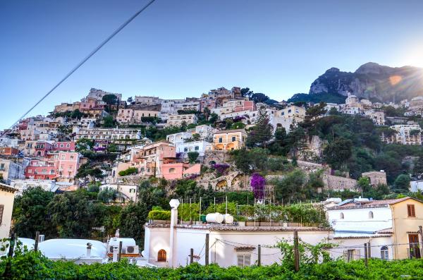 Hill With Houses Photo