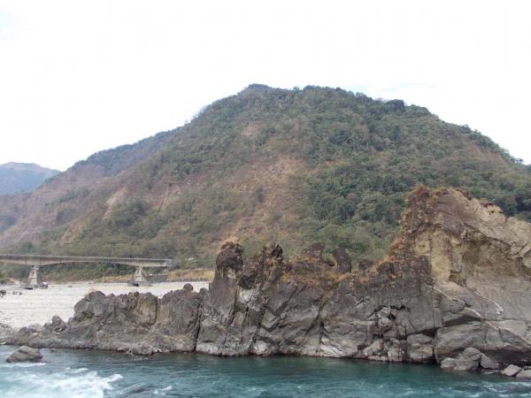 Hills in the riverside