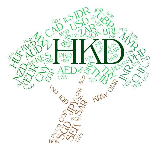 Hkd Currency Means Hong Kong Dollar And Broker