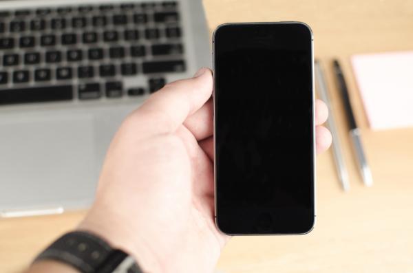 Holding a Mobile Phone