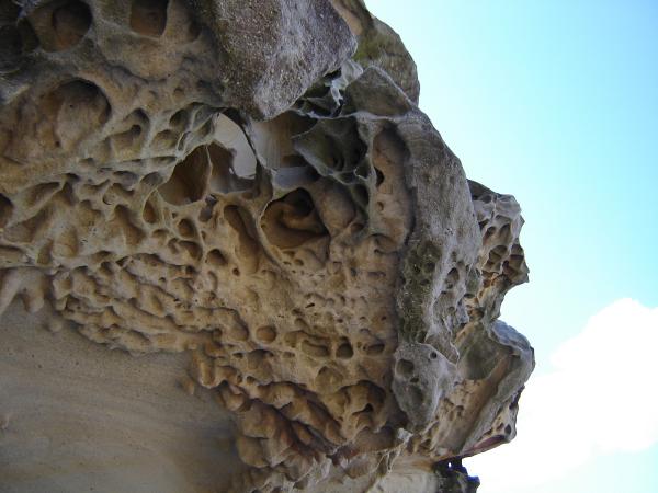 Hollow cliff