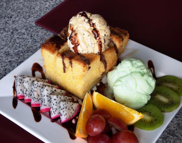 Honey Toast with Ice cream