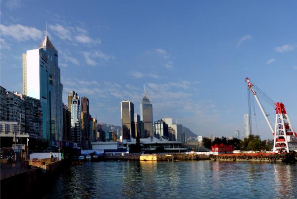 Hong Kong waterfront..