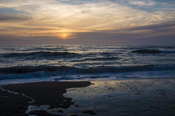 Horsefalls Beach, Oregon, Last Light