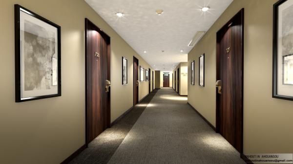 Hotel hallway