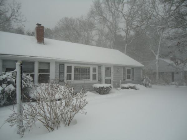 House in the snow