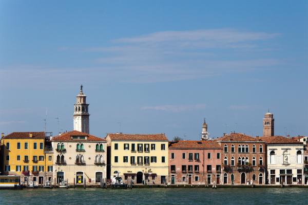 Houses in the city of Venice