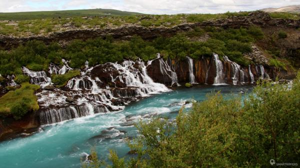 Hraunfossar Cascades