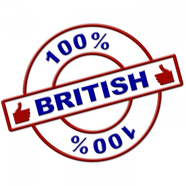 Hundred Percent British Shows Great Britain And Absolute