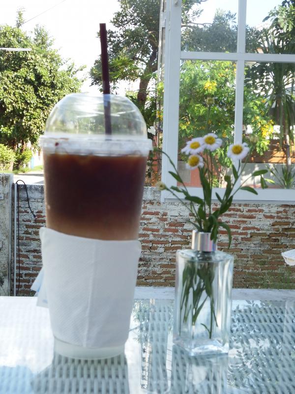 Iced Coffee in the Garden