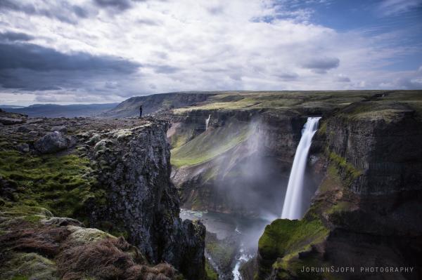 Icelandic waterfall