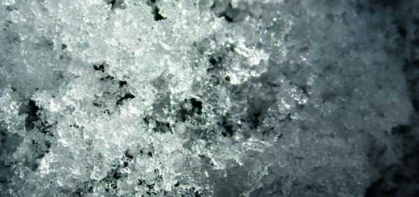 Icy snow