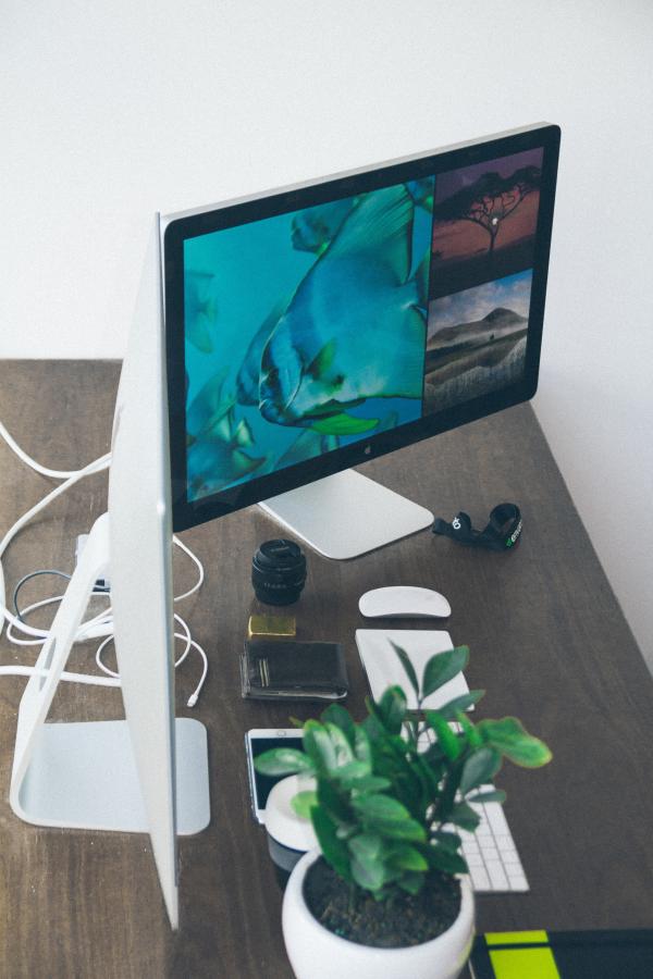 iMac on Desk