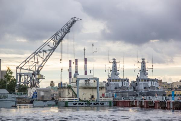 in the port