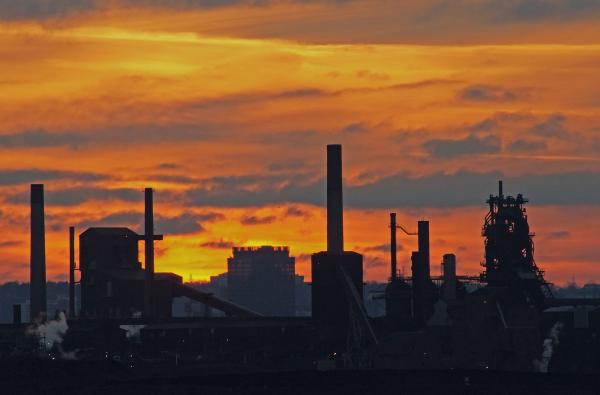 Industrial sunset