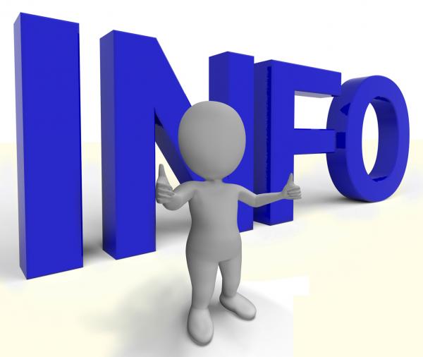Info Letters Shows Information Knowledge And Support