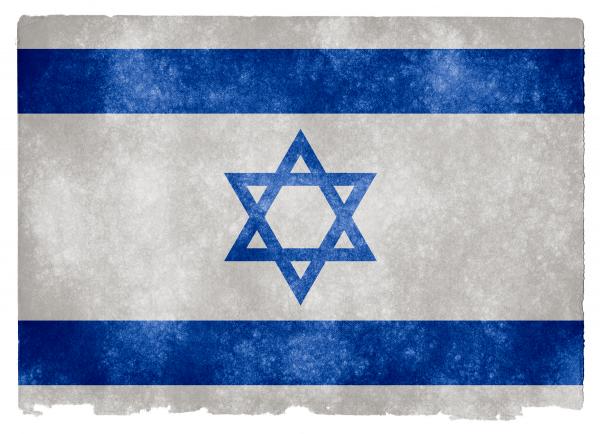 Israel Grunge Flag