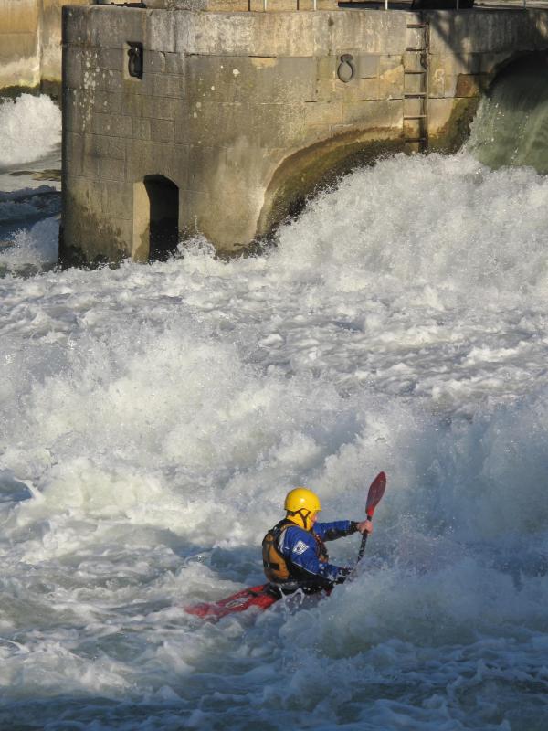 Kayaking in the River