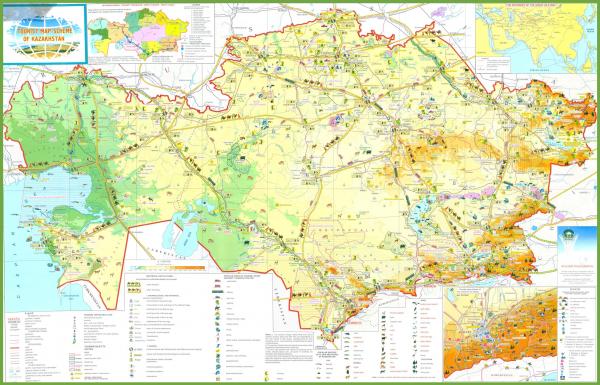 Kazakhstan Map