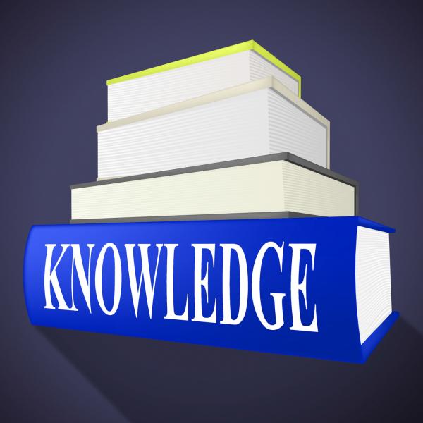 Knowledge Book Means Textbook Understanding And Books