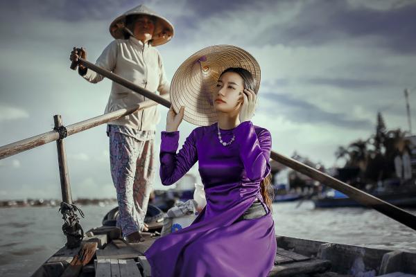 Lady In Purple
