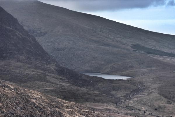 Lake among the hills
