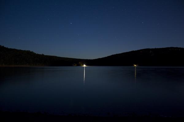 Lake at night