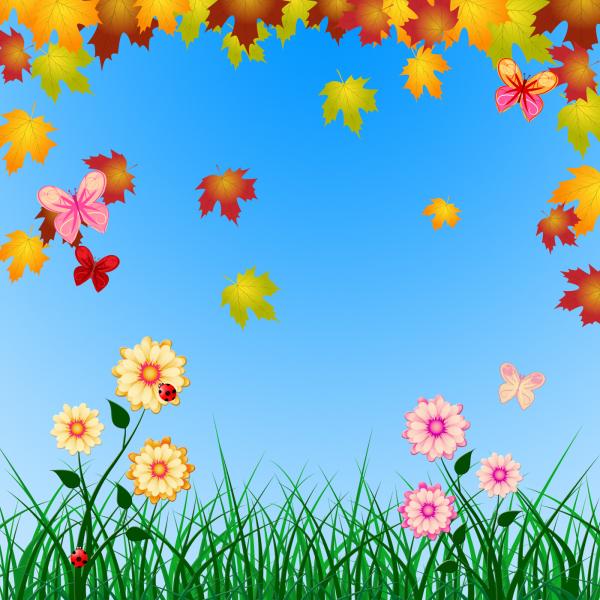 Landscape Copyspace Indicates Design Backgrounds And Foliage