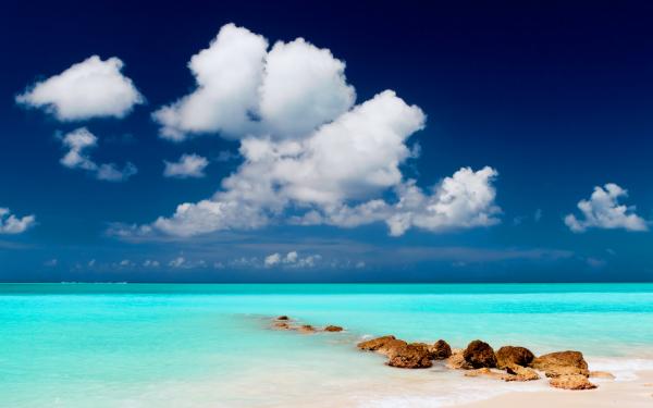 Landscape from sea