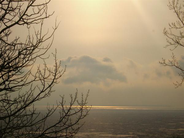 Landscape over the ocean