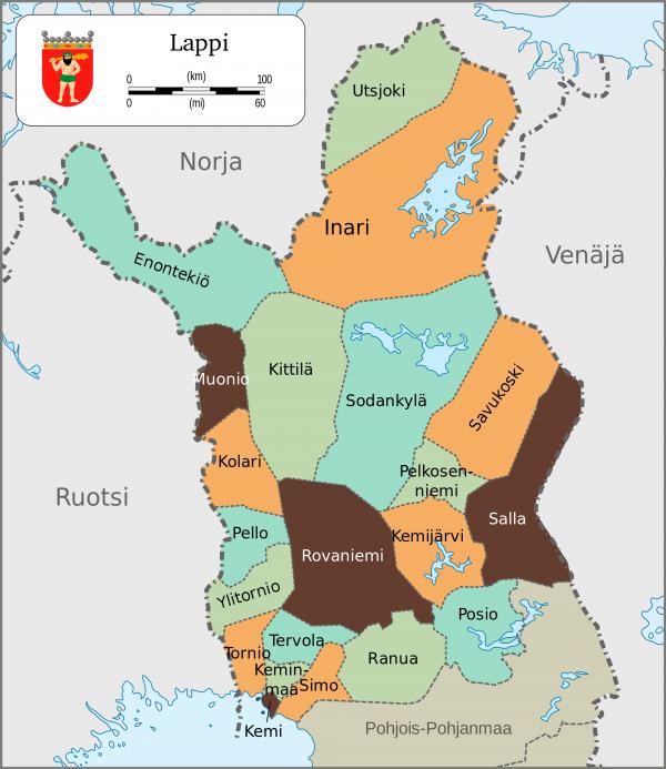 Lapland Map