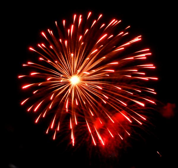 large colorful fireworks