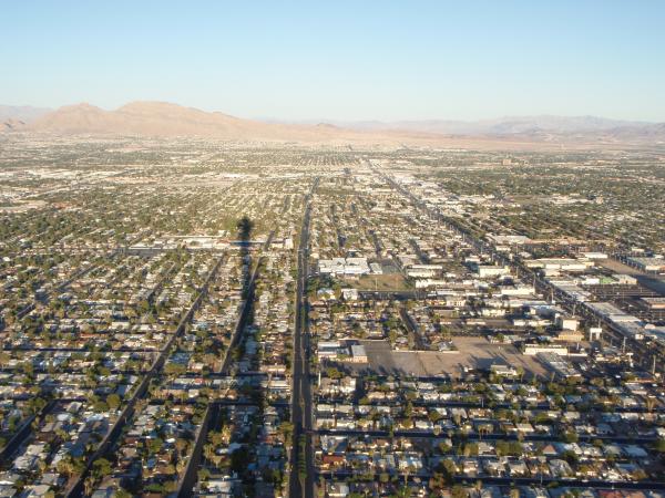 Las Vegas from above