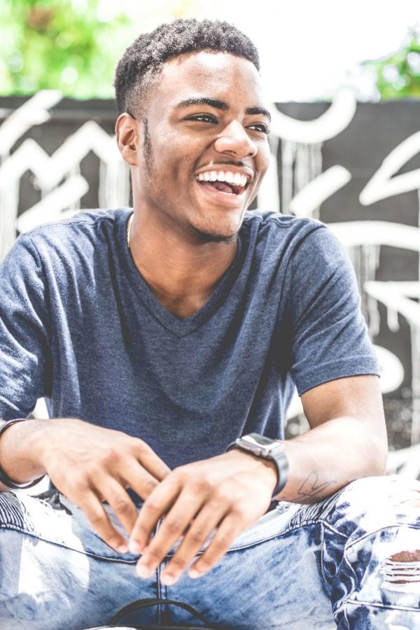 laughing guy