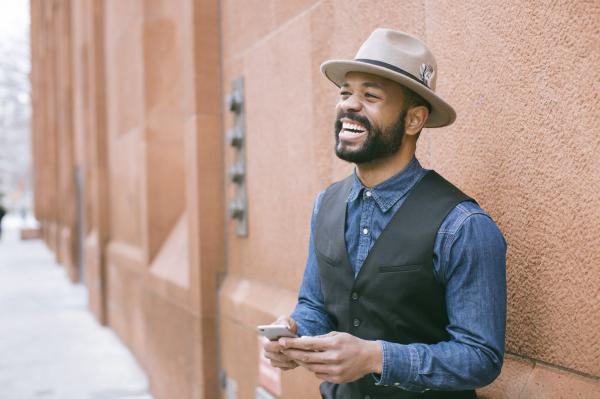 laughing guy