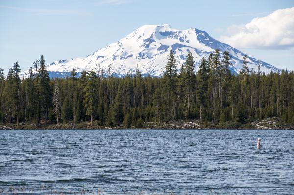 Lava Lake, and Mt. Bachelor, Oregon