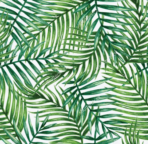 Pattern from leaves