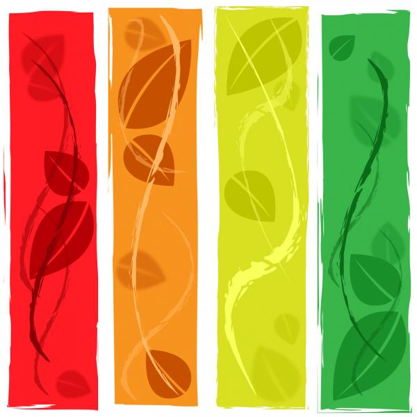 Leaves Background Represents Leafy Template And Outdoor