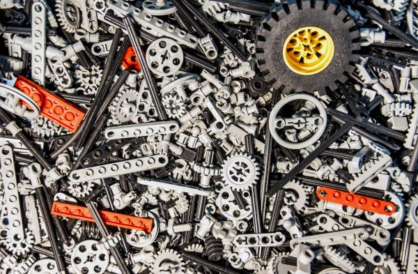 Lego Technic Pieces Pile