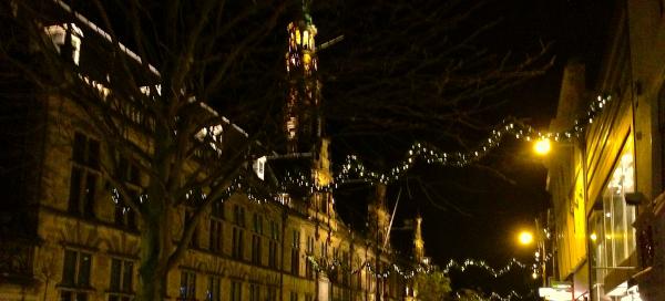 Leiden at night
