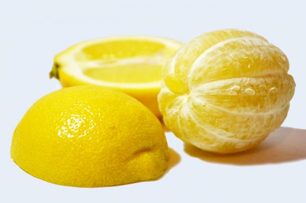 Lemons Cut and Peeled