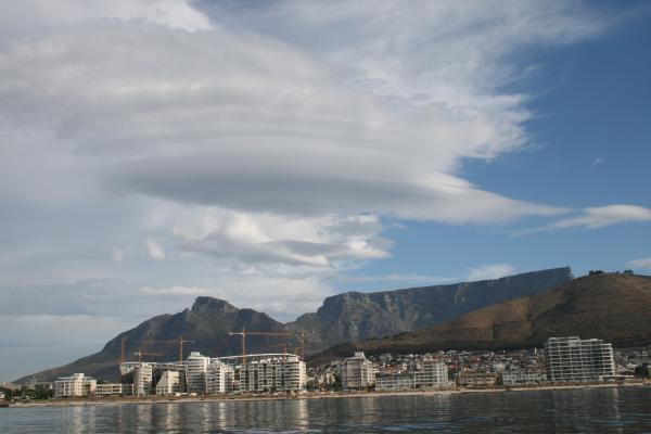 Lenticular cloud over Table Mountain