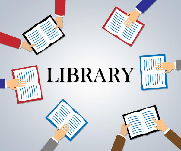 Library Books Indicates School Development And Educating